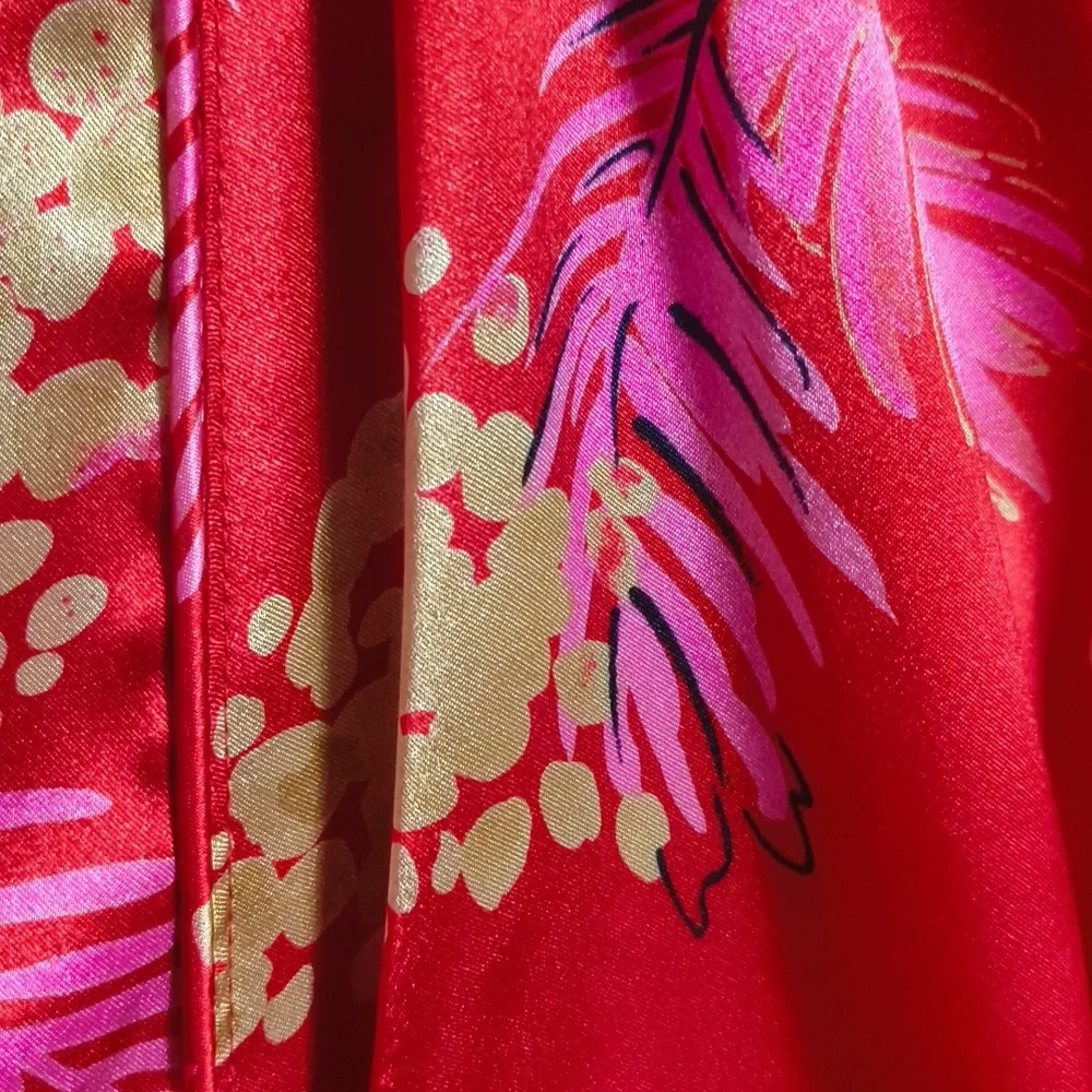 M/L Morgan Taylor Intimates Kimono robe cover up- full length - Picture 5 of 7